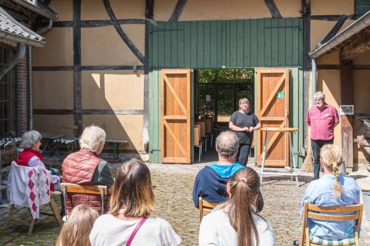 Eröffnung der Sonderausstellung Sprichwörter und Redewendungen auf dem Tuppenhof; Foto: (c) Klaus Stevens