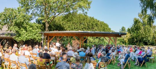 La Boheme von Puccini 2021 im Garten des Tuppenhofs; Foto: Klaus Stevens